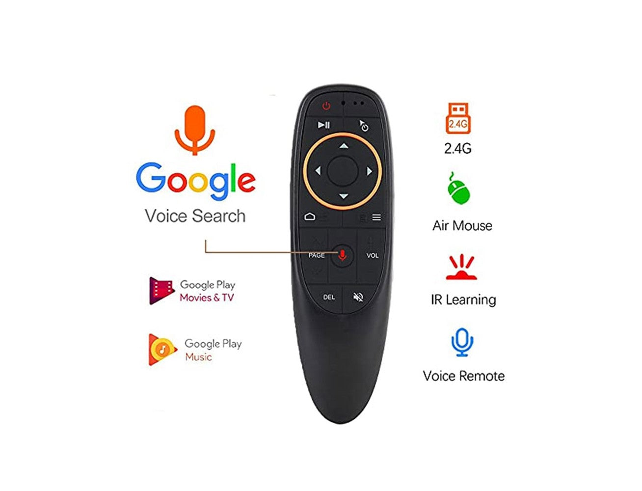 Earldom RM01 Wireless Air Remote Mouse | Smart TV & PC Controller