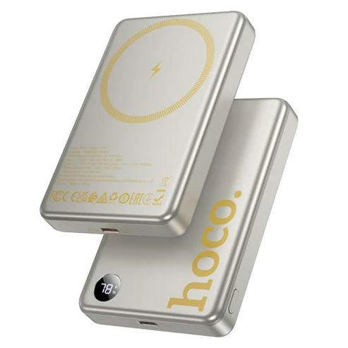 HOCO Q34 Clever PD20W Magnetic Fast Charging Power Bank – 10,000mAh with Digital Display