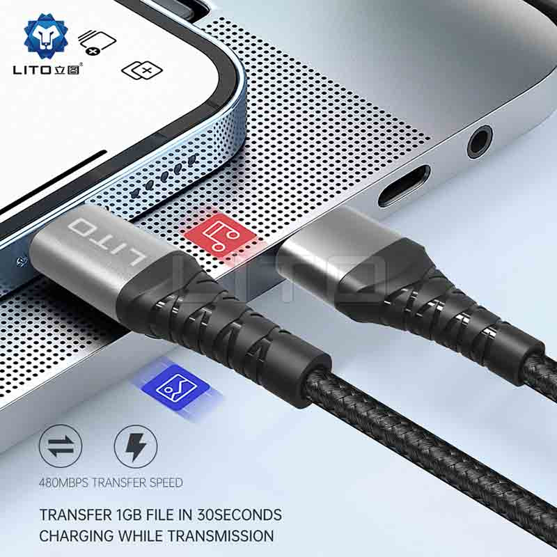 Lito LD08 Braided Wire USB Charging Cable