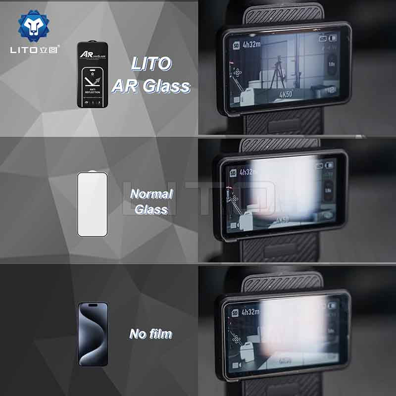 Lito D+ Ultra AR Full Glue Tempered Glass Screen Protector – Anti-Reflection & HD Clarity