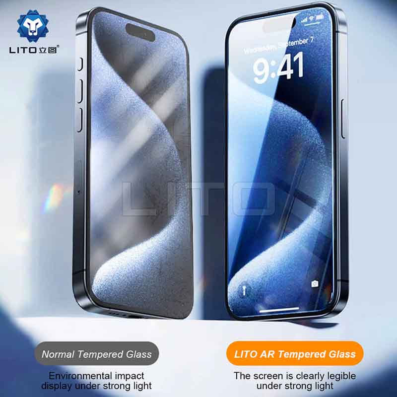 Lito D+ Ultra AR Full Glue Tempered Glass Screen Protector – Anti-Reflection & HD Clarity