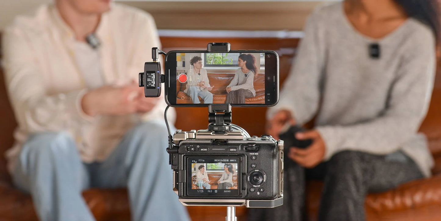 BOYA 3-in-1 Wireless Microphone | Onboard Recording | 300m Range | Noise Cancellation
