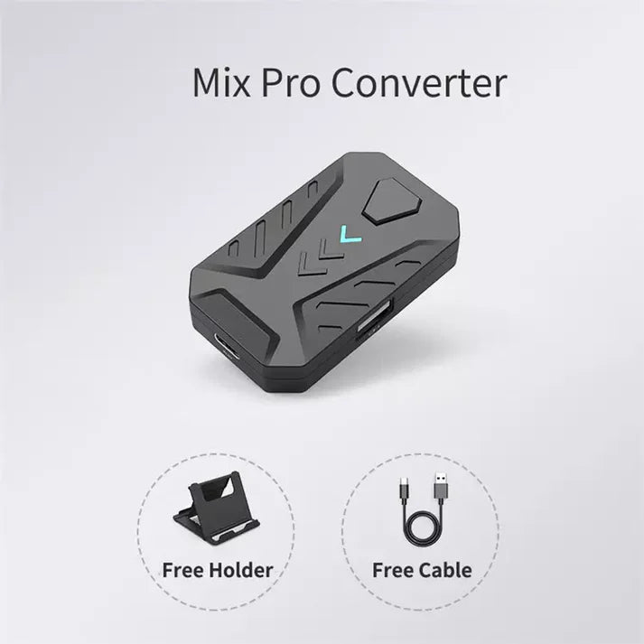 4-in-1 Mobile Gaming Combo Pack | Game Controller + Keyboard + Mouse + Converter
