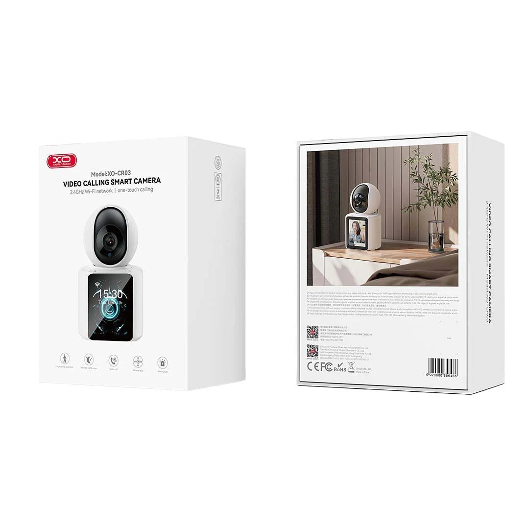 XO CR03 Smart Security Camera | 1080P HD | 350° Rotation
