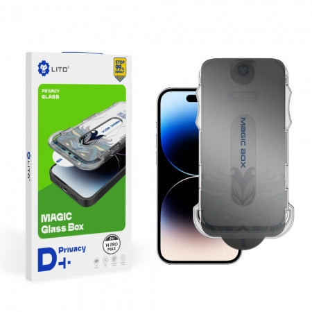 Lito Magic Box D+ Tools Privacy Full Glass Screen Protector for iPhone
