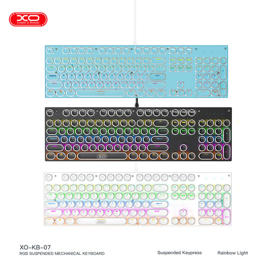 XO KB08 Wireless Bluetooth Keyboard – Slim, Rechargeable & Multi-Device Compatible