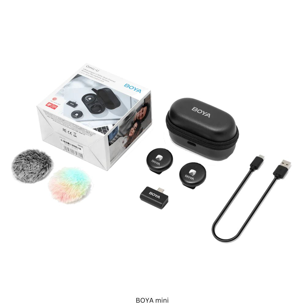 BOYA Omic Dual-Channel Wireless Microphone – Stylish & High-Performance Audio