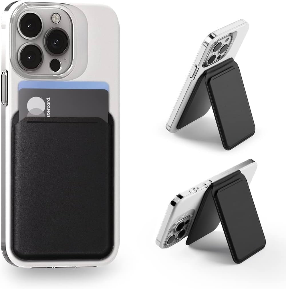 Magnetic Card Holder & Stand | Slim Wallet with MagSafe Compatibility