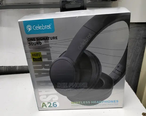 Celebrat A26 Bluetooth Headphones – Pure Sound, All-Day Comfort