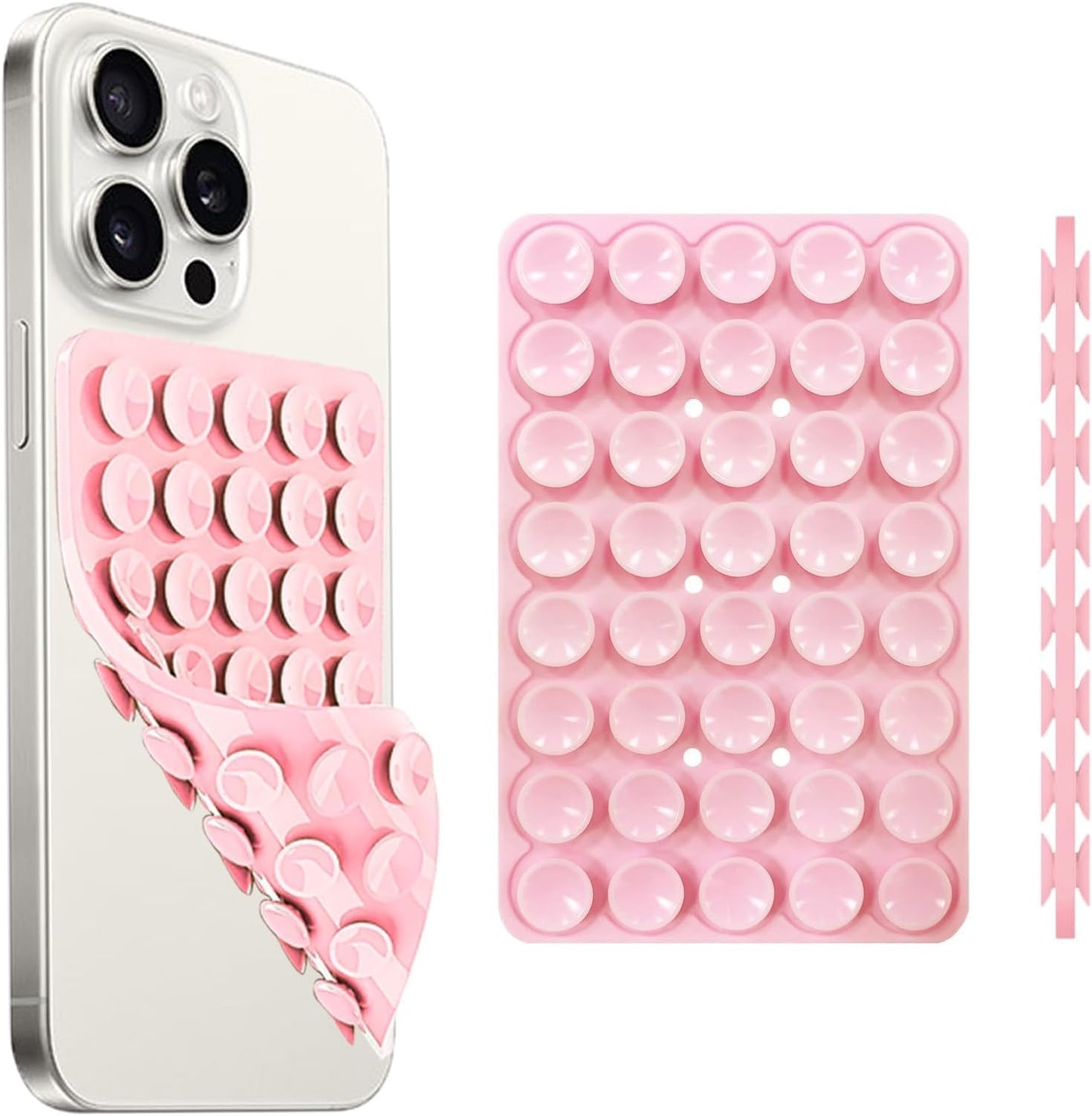 Double-Sided Stick It Phone Pad Nano Suction Reusable Stick Anywhere