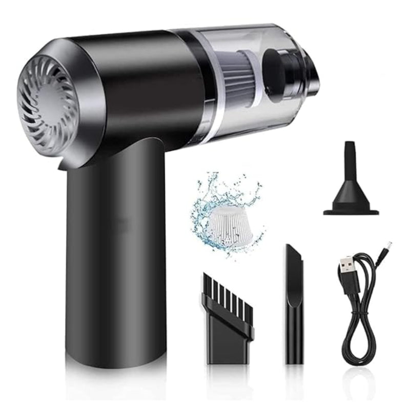 3-in-1 Car Vacuum Rechargeable Cleaner