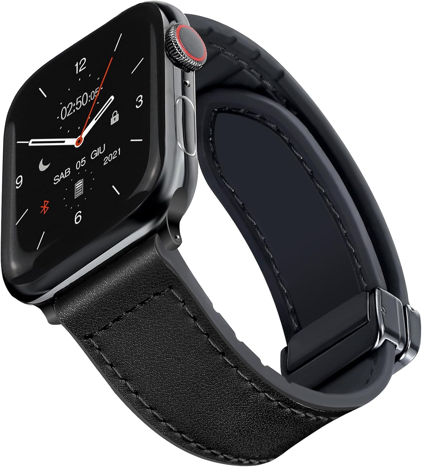 Premium Leather Magnetic Band for Apple Watch