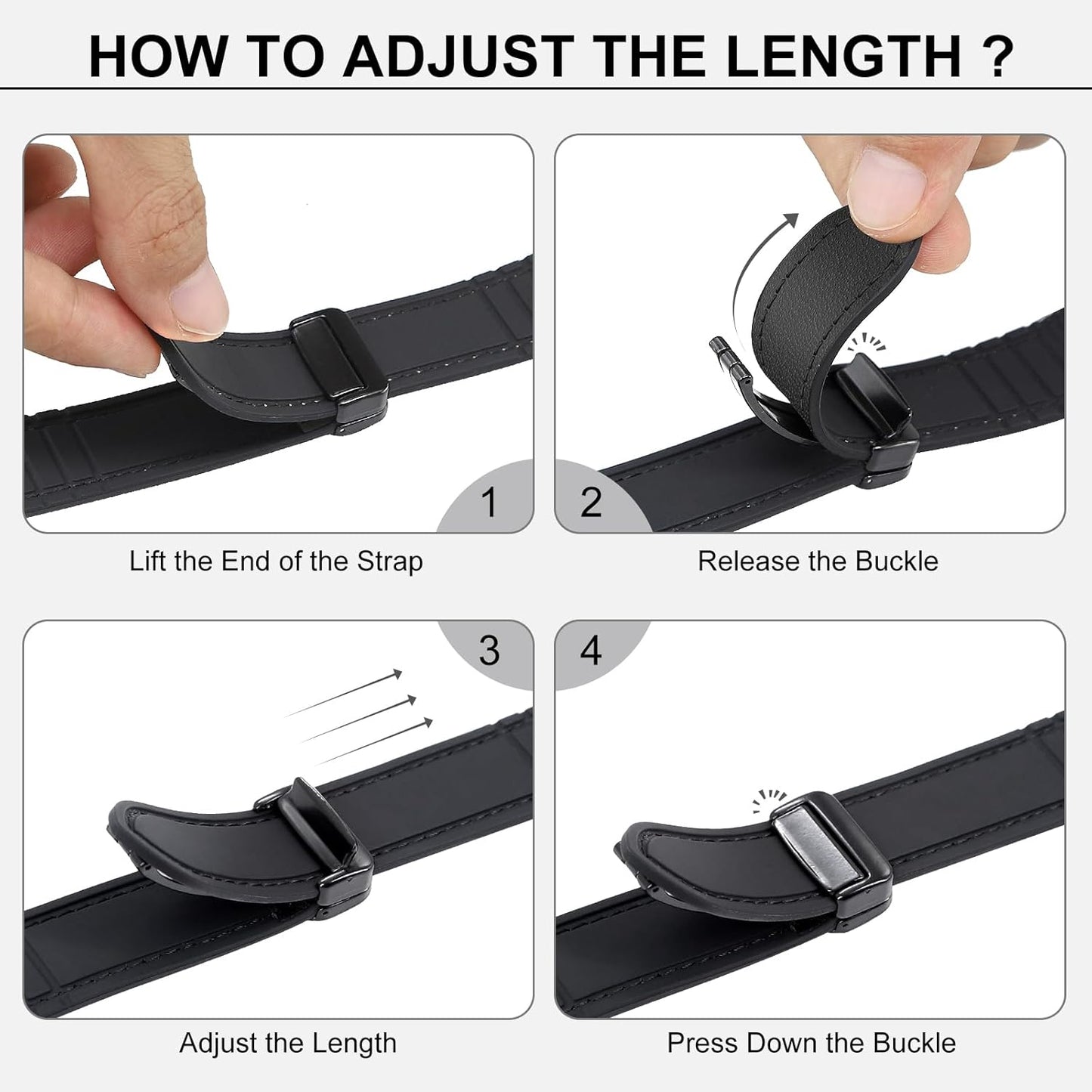 Premium Leather Magnetic Band for Apple Watch