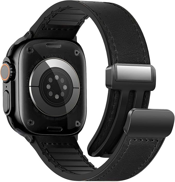 Premium Leather Magnetic Band for Apple Watch