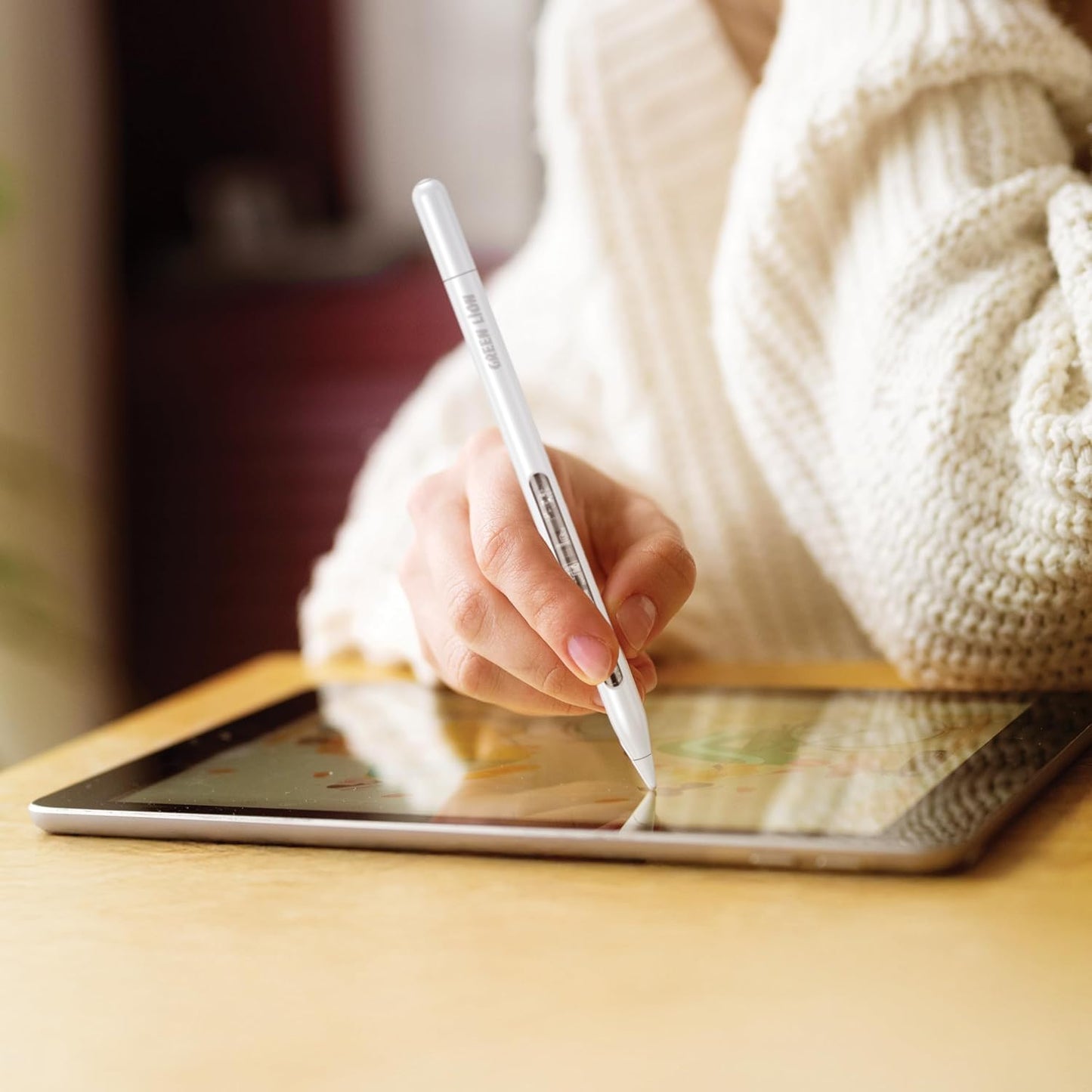 Green Lion Find My Stylus Pen | Magnetic, Tilt-Sensitive, Type-C Rechargeable