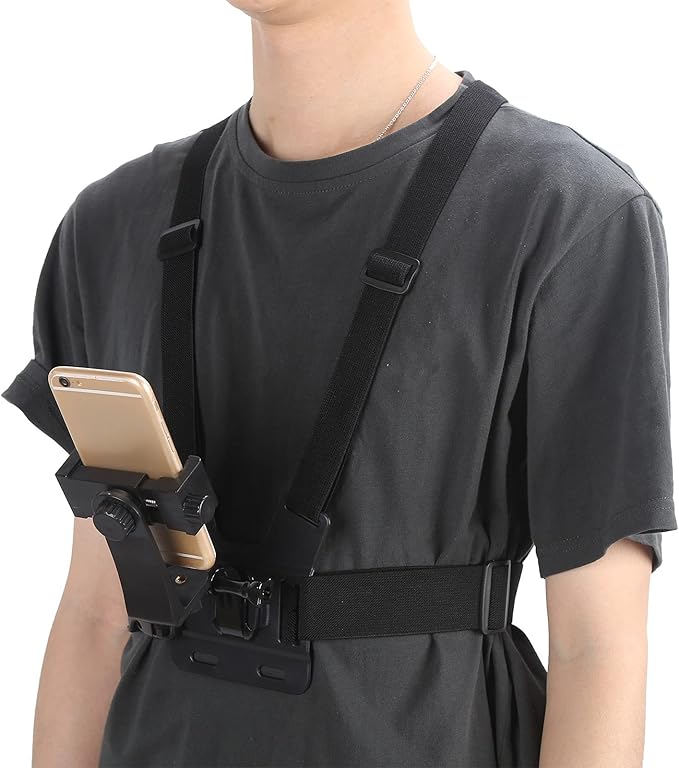 Chest Phone Holder Strap – Hands-Free Adjustable Mount for Active Lifestyles