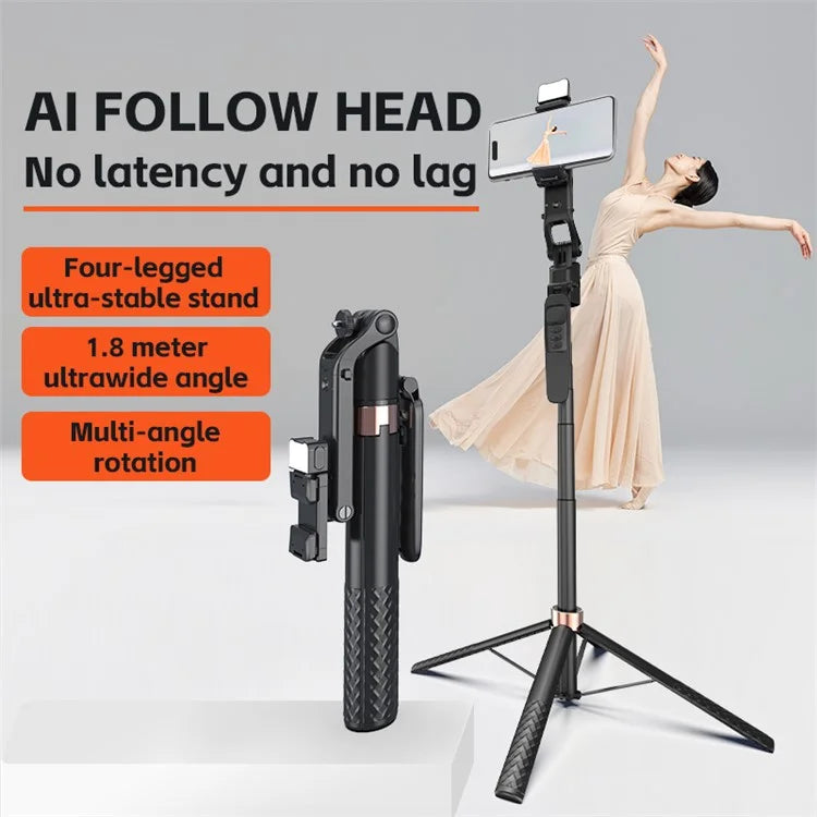Auto Face Tracking Tripod Selfie Stick