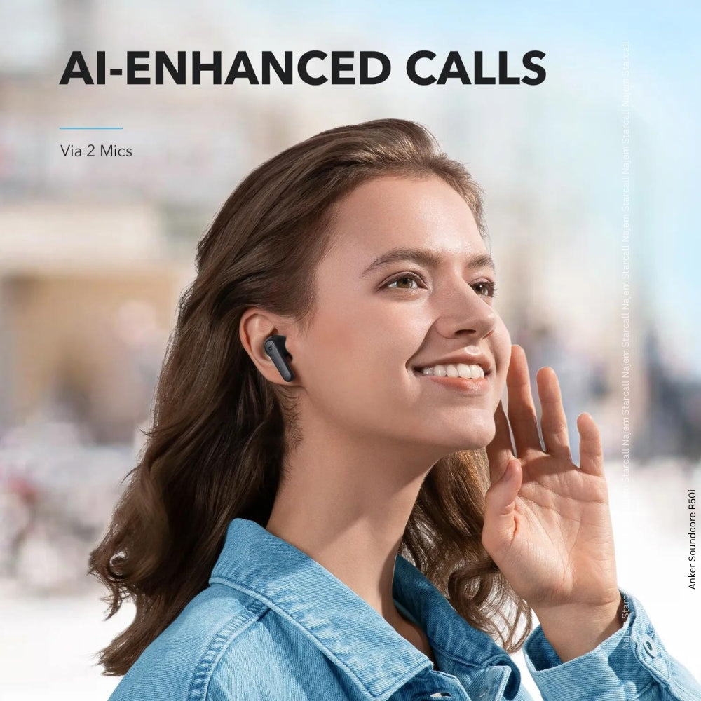 Anker Soundcore R50i True Wireless Earbuds | 10mm Drivers | 30-Hour Battery