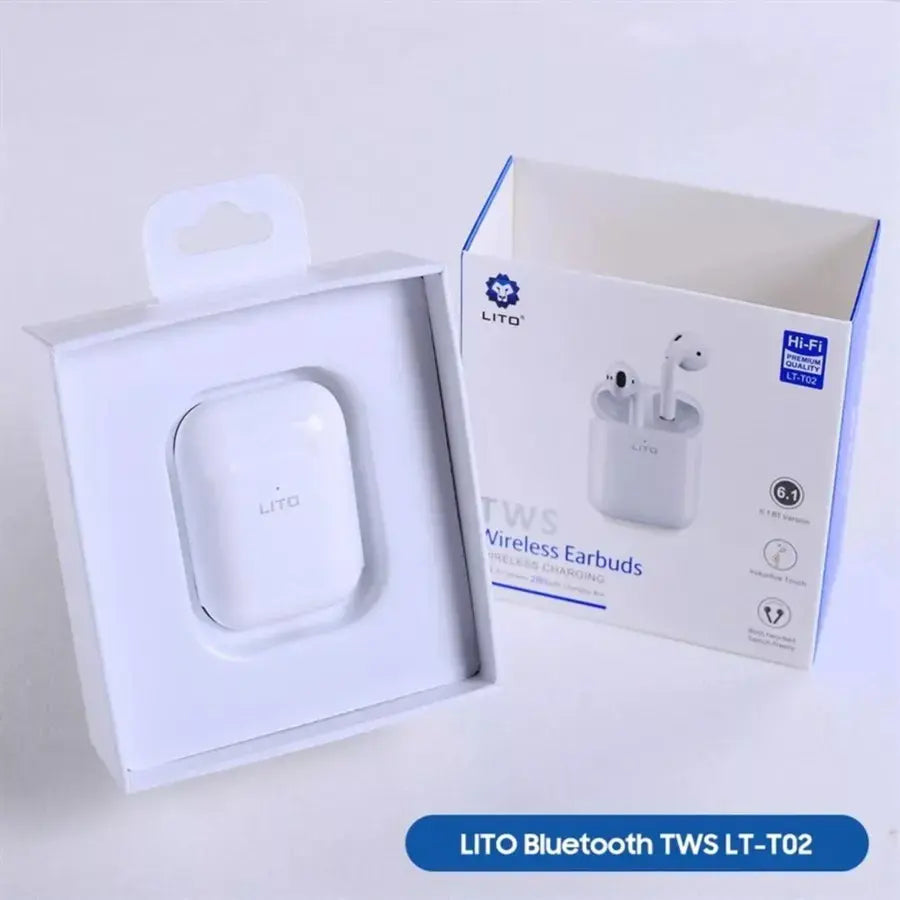 LITO LT-T02 Wireless Earbuds | AirPods 2 Design