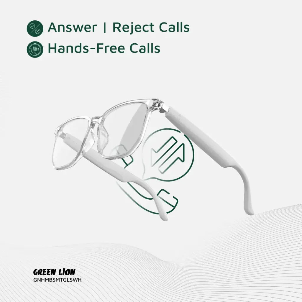 Green Lion Hamburg Smart Glasses | Anti-Blue Light | Bluetooth Audio | Touch Control
