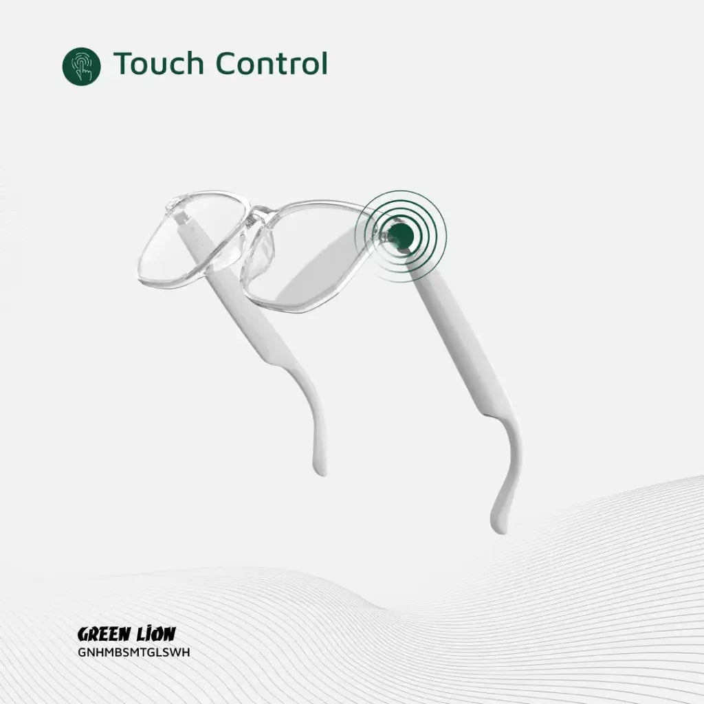 Green Lion Hamburg Smart Glasses | Anti-Blue Light | Bluetooth Audio | Touch Control