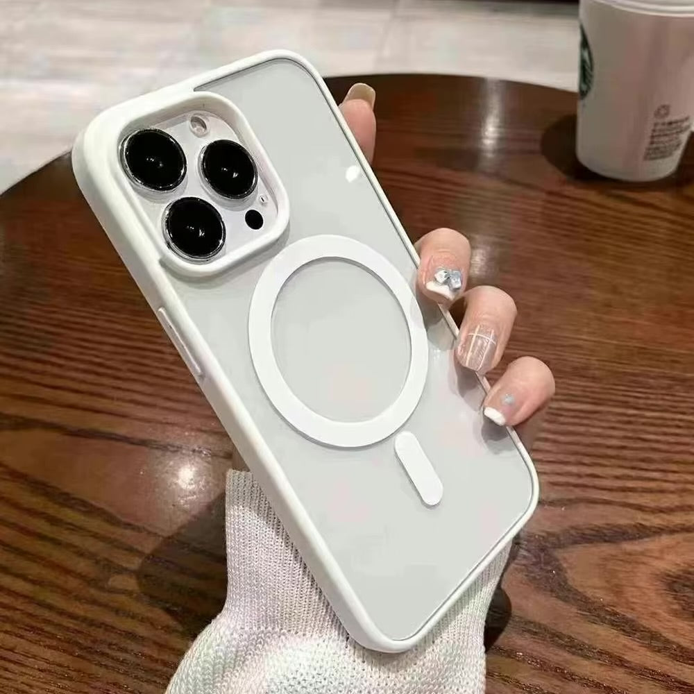 Framed Edge MagSafe Case | Shockproof Magnetic iPhone Case | anti-yellowing | X,11,12,13 series