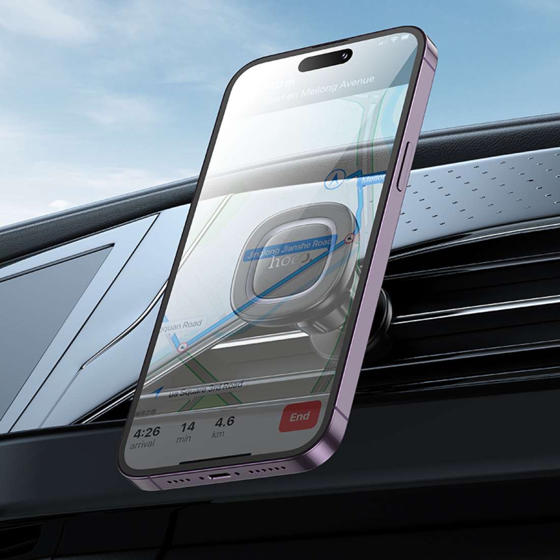 Hoco H72 Crown Magnetic Car Mount (Air Vent Mount)