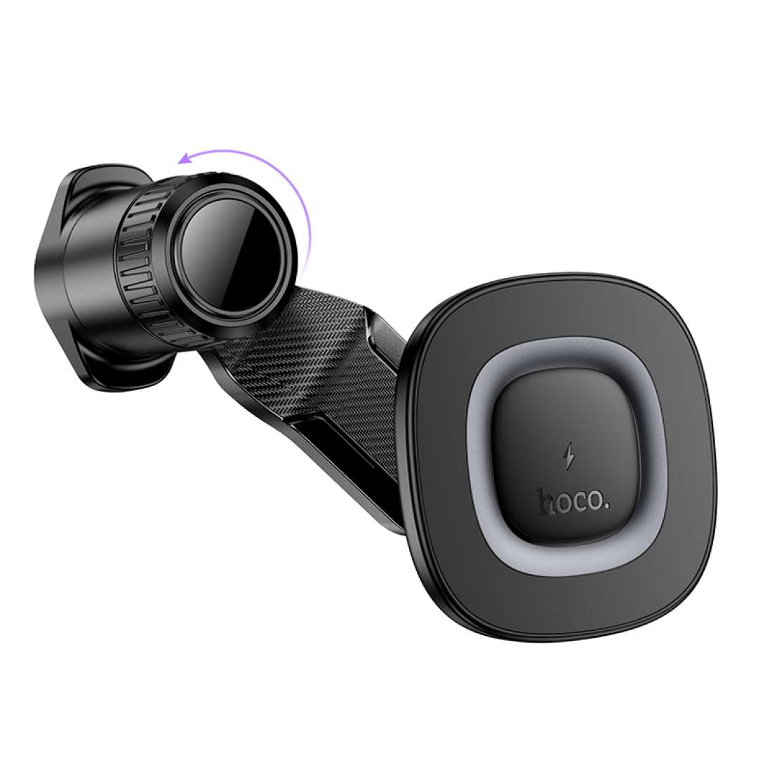Hoco HW30 Crown Magnetic Wireless Charging Car Mount (Center Console)