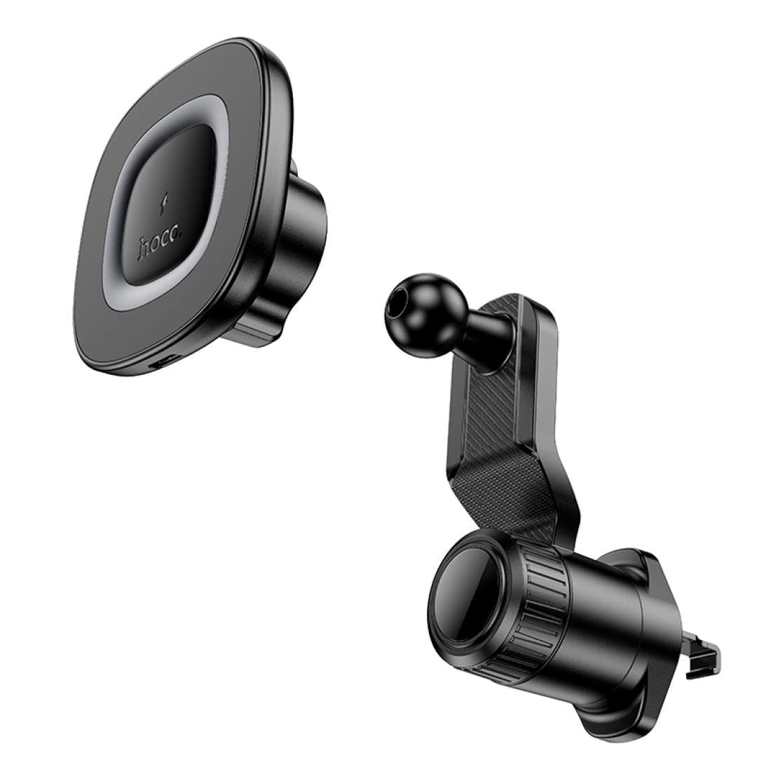 Hoco HW30 Crown Magnetic Wireless Charging Car Mount (Center Console)