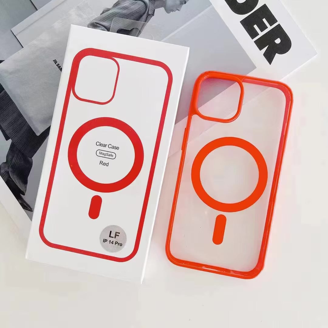 Framed Edge MagSafe Case | Shockproof Magnetic iPhone Case | anti-yellowing | X,11,12,13 series