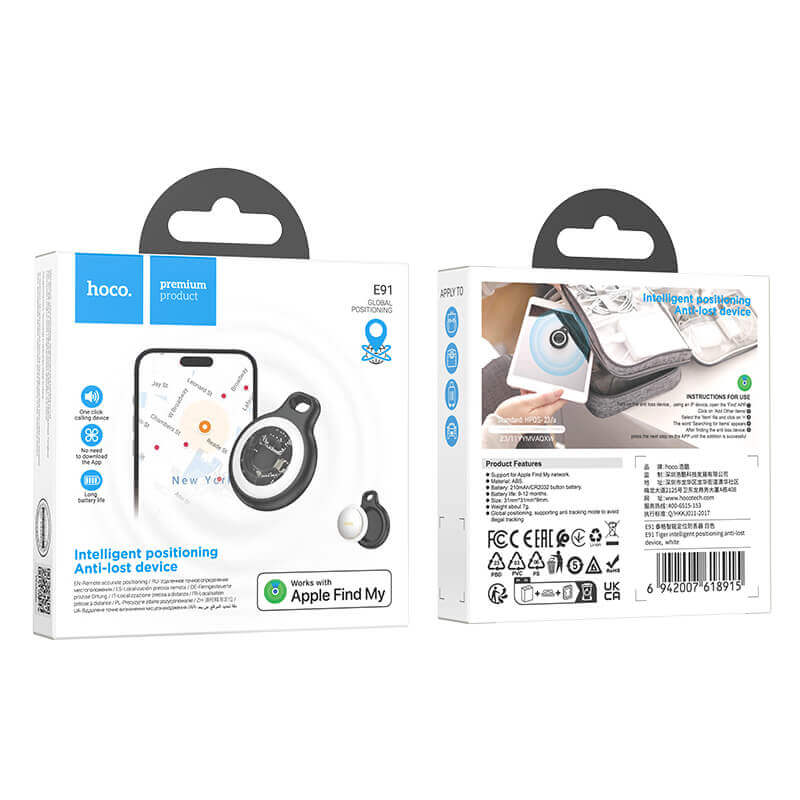 Hoco E92 Smart Tracker – Apple Find My Compatible AirTag Alternative