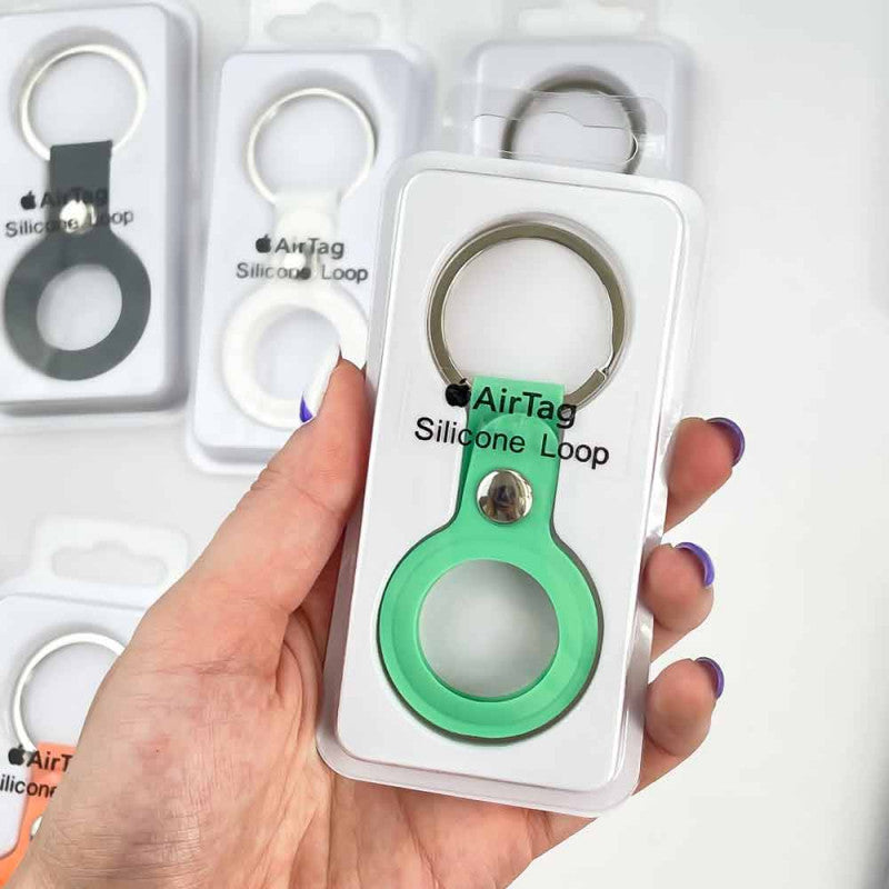 Apple AirTag Silicone Loop β Lightweight & Secure Key Ring