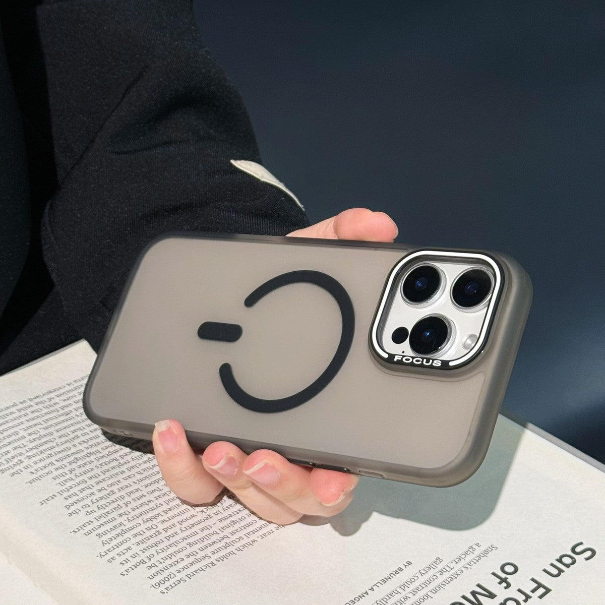 Matte Power Symbol Case with Camera Ring