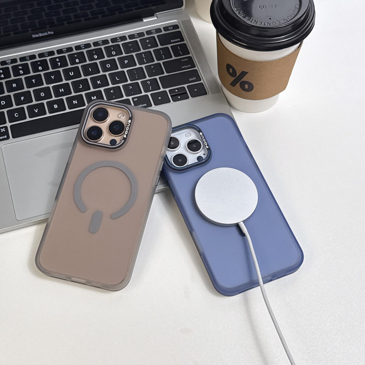 Matte Power Symbol Case with Camera Ring