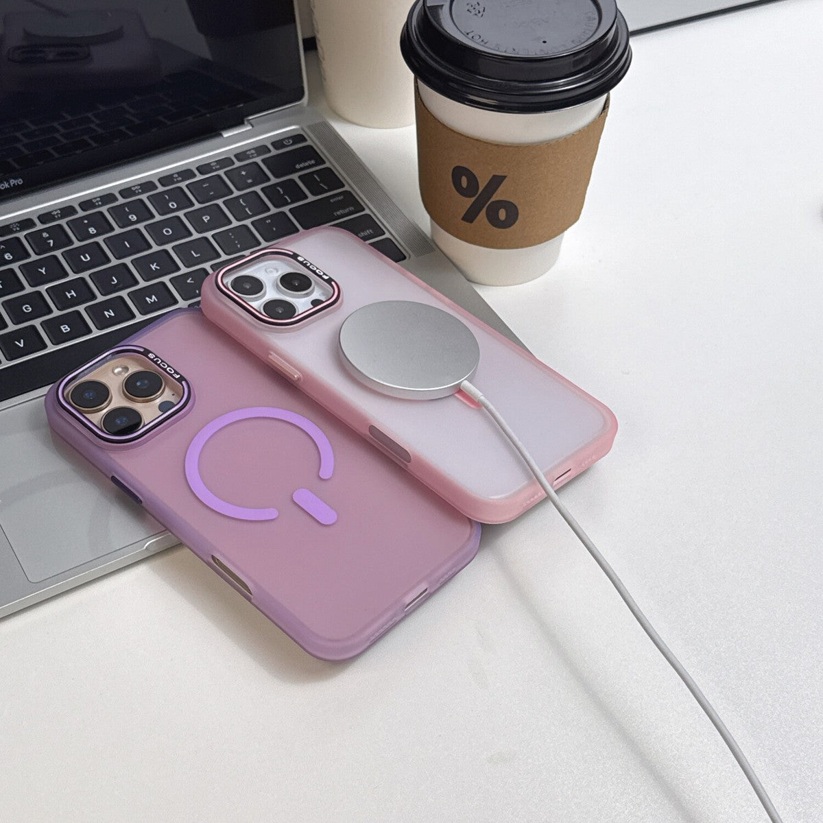Matte Power Symbol Case with Camera Ring