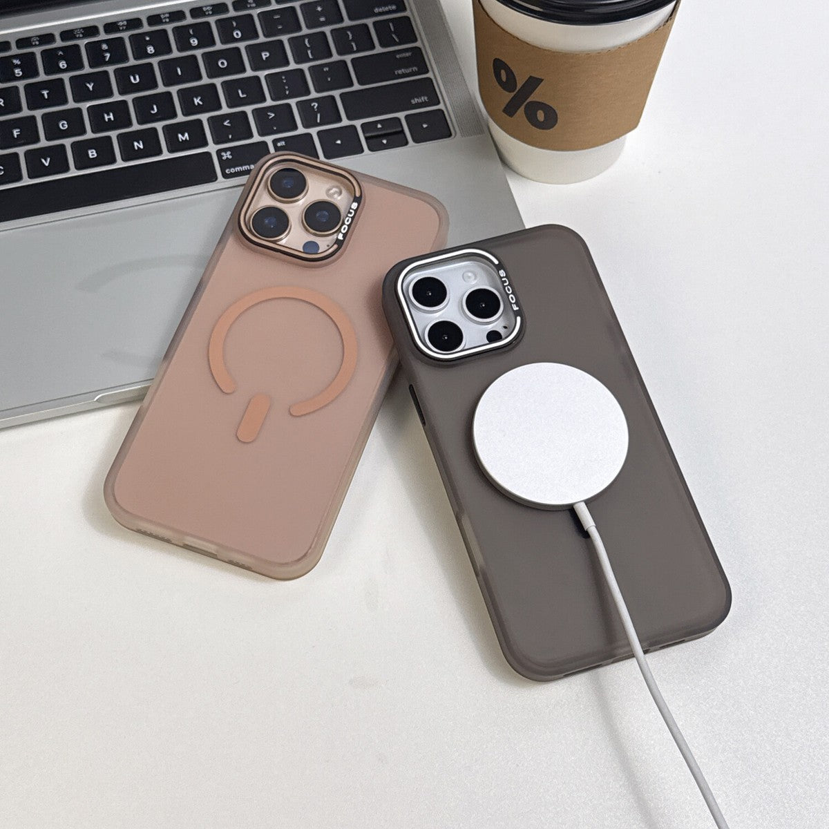 Matte Power Symbol Case with Camera Ring