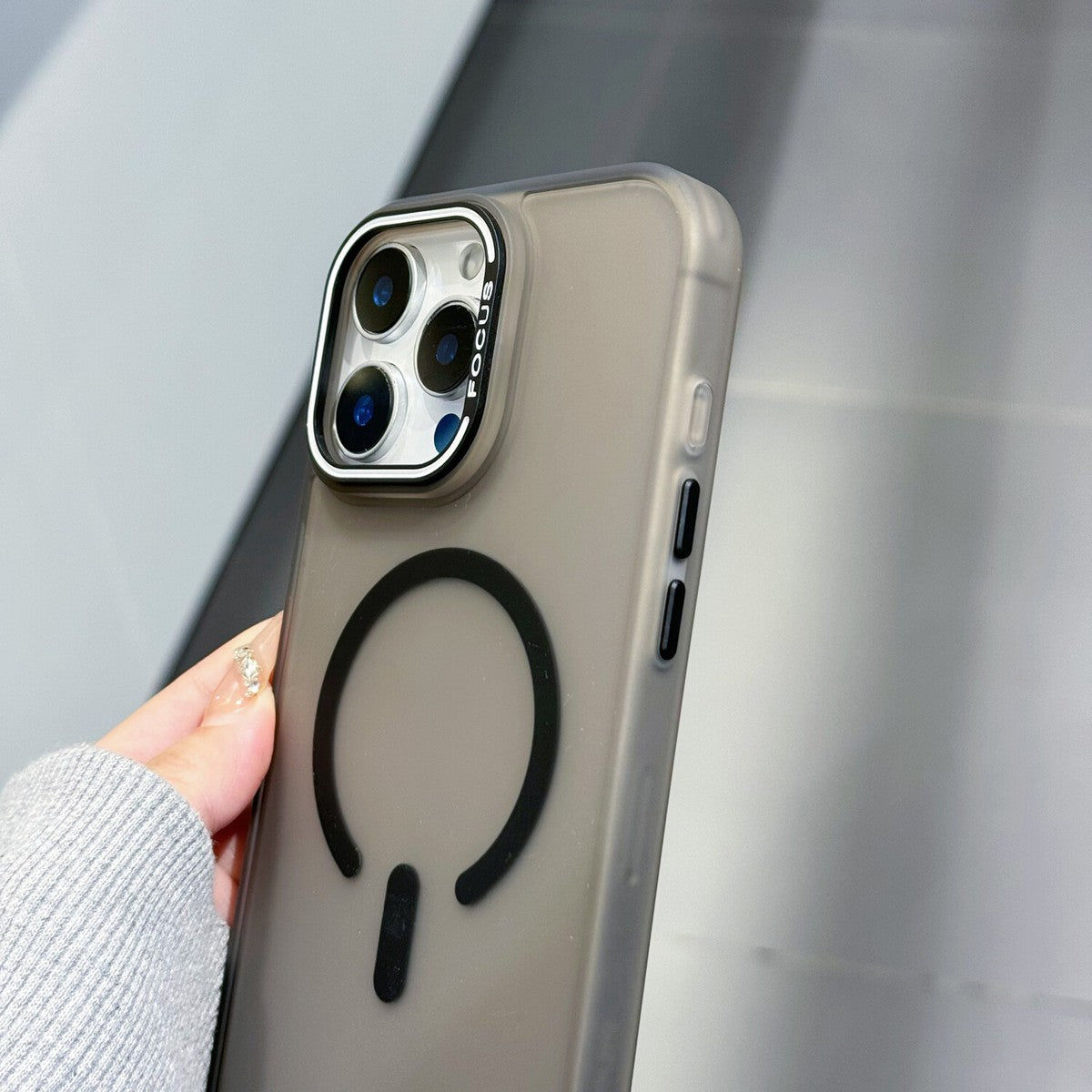 Matte Power Symbol Case with Camera Ring