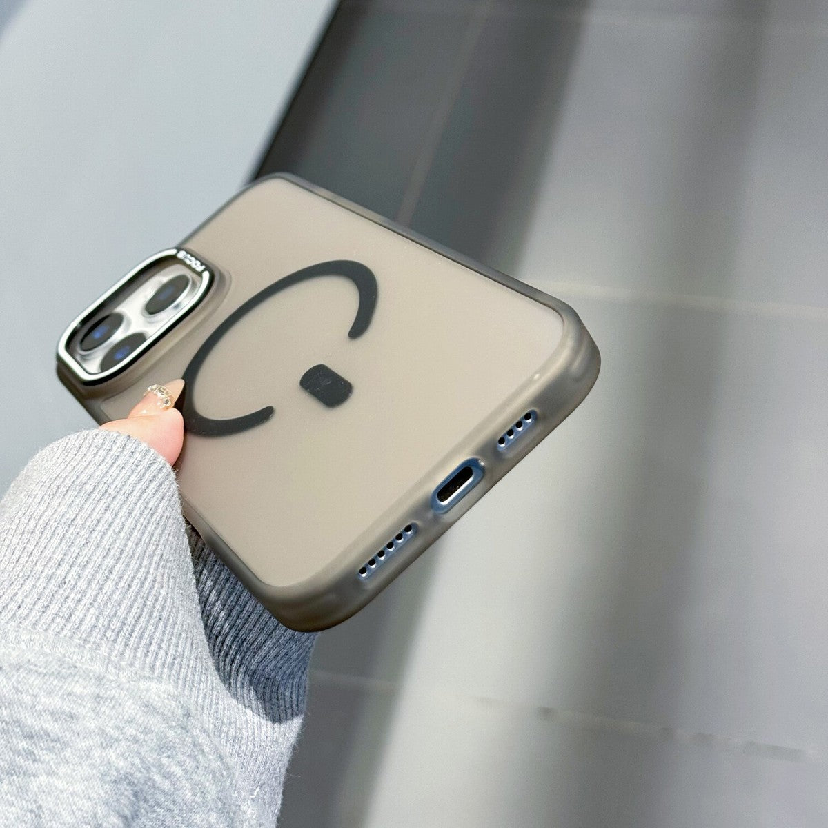 Matte Power Symbol Case with Camera Ring
