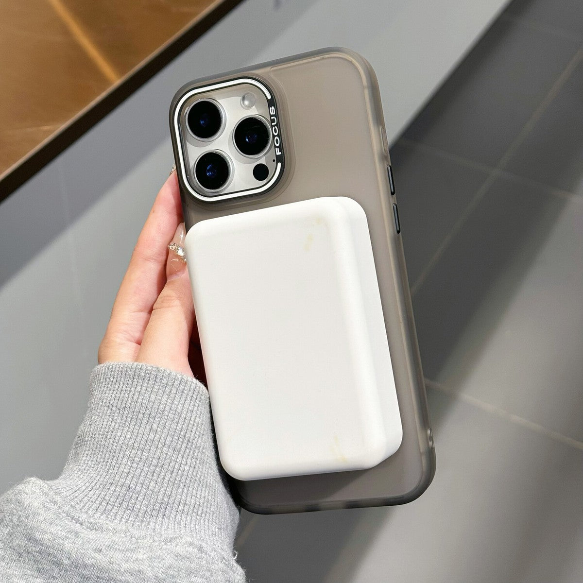 Matte Power Symbol Case with Camera Ring