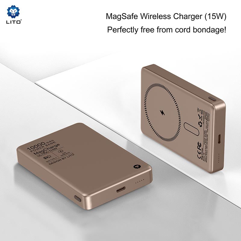 LITO LP01 10,000mAh Magnetic Power Bank – Fast & Secure Charging