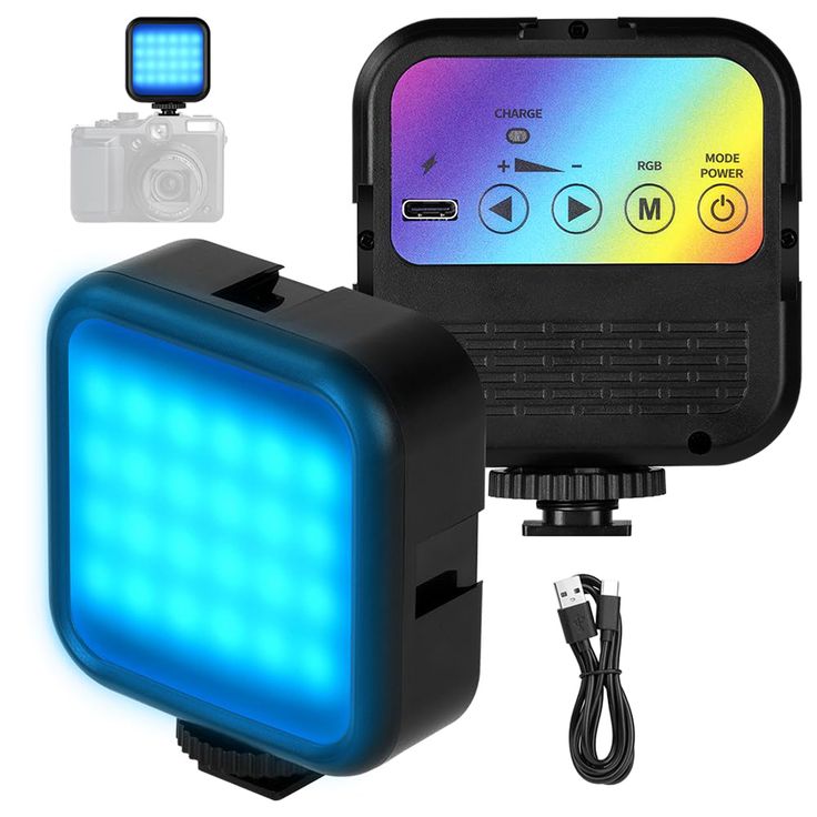 LED Pocket Video Light – Compact, Adjustable, Rechargeable Lighting for Photography & Video