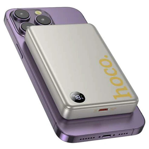 HOCO Q34 Clever PD20W Magnetic Fast Charging Power Bank – 10,000mAh with Digital Display