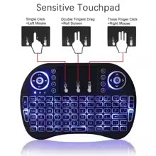 Backlit Mini Keyboard with Touchpad