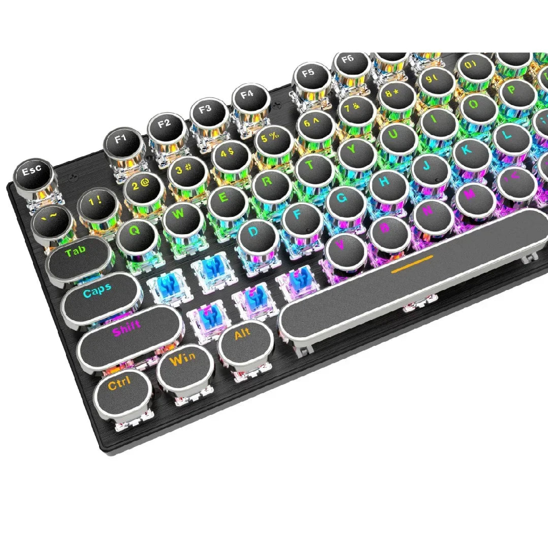 T-Wolf T75 Mechanical Gaming Keyboard – RGB Backlit, Wired Connection