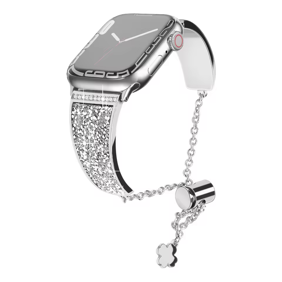 Women’s Diamond Metal Bracelet Strap for Apple Watch