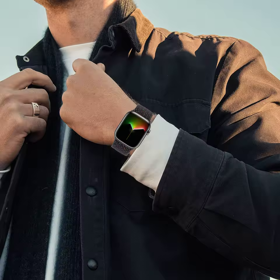Braided Solo Loop Strap for Apple Watch – Nylon Band