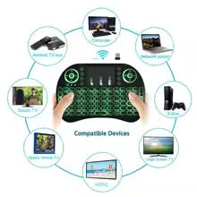 Backlit Mini Keyboard with Touchpad