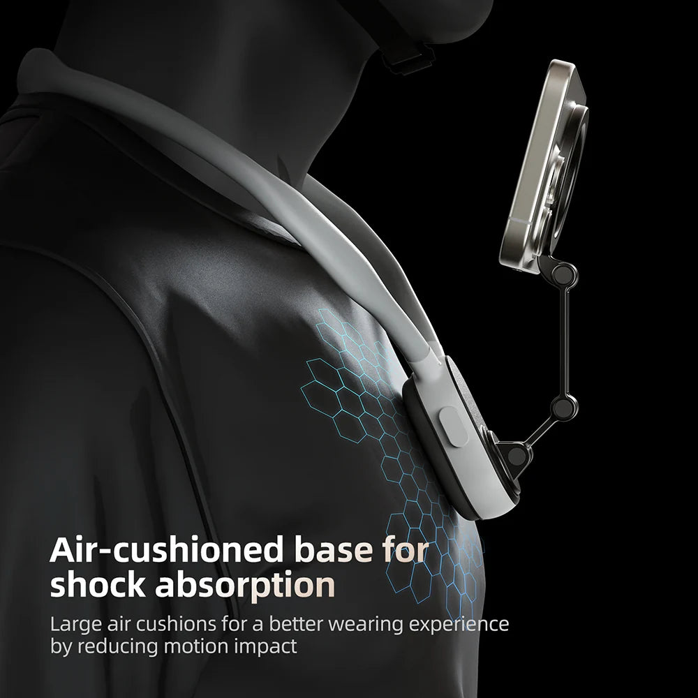 TELESIN Smartphone Magnetic Neck Holder – Hands-Free Adjustable Mount for Content Creation & Video Calls