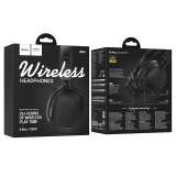 Hoco W64 Wireless Headset – Black | Stereo Sound & All-Day Comfort