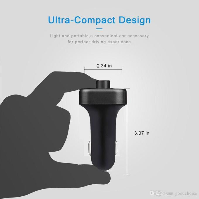 Bluetooth FM Transmitter – Wireless Music Streaming & Hands-Free Calling
